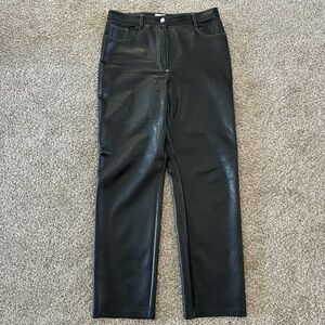 Wilfred Melina pant from Aritzia, black with white stitching. size 12.
